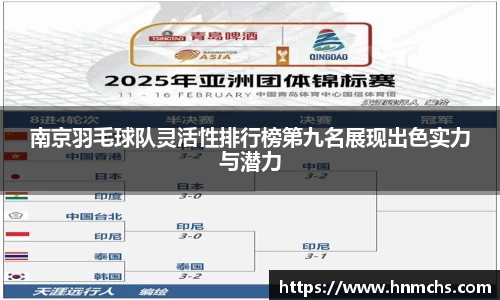 南京羽毛球队灵活性排行榜第九名展现出色实力与潜力